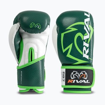 Bokso pirštinės Rival RB7 Fitness Plus Bag green/white