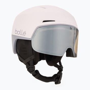 Slidinėjimo šalmas Bollé X-Fusion white lilac matte/photochromic gun