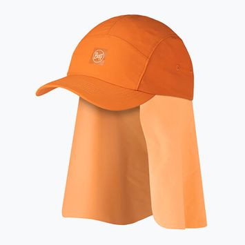 Vaikiška kepuraitė su snapeliu BUFF Desert Kids Solid ginger