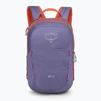 Vaikiška turistinė kuprinė Osprey Jet 12 l euphoria purple / mars orange