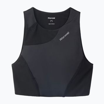 Moteriški bėgimo marškinėliai NNormal Trail Cropped Top black