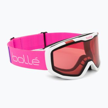 Vaikiški slidinėjimo akiniai Bollé Rocket white& pink matte/ vermillon