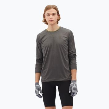 Vyriški dviračių marškinėliai ilgomis rankovėmis SILVINI Casalo charcoal/olive