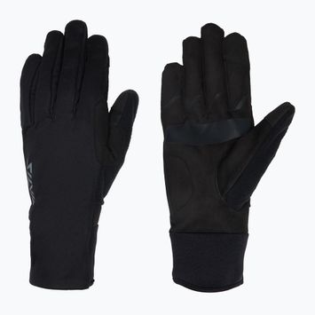 Vyriškos dviračių pirštinės SILVINI Valtellino black