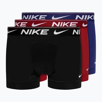 Vyriškos trumpikės Nike Dri-FIT Ultra Comfort Trunk 3 pary gym red/deep royal/black