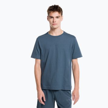 Vyriški Calvin Klein kreidiniai mėlyni marškinėliai