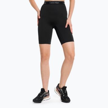 Calvin Klein Knit BAE moteriški treniruočių šortai juodi