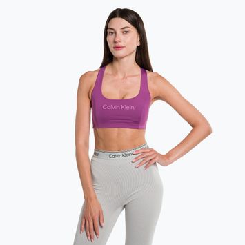 Calvin Klein Medium Support VAE ametisto spalvos fitneso liemenėlė