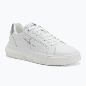 Moteriški batai Calvin Klein YW0YW01224 Cupsole Mono Lth Wn white/silver