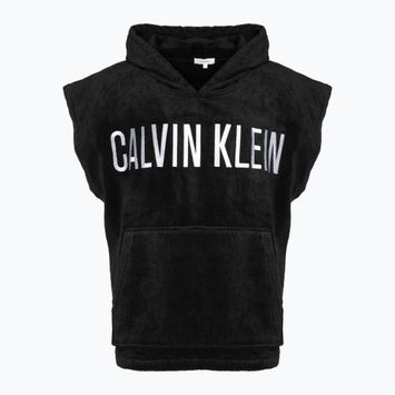 Pončas Calvin Klein Towel Hoodie black
