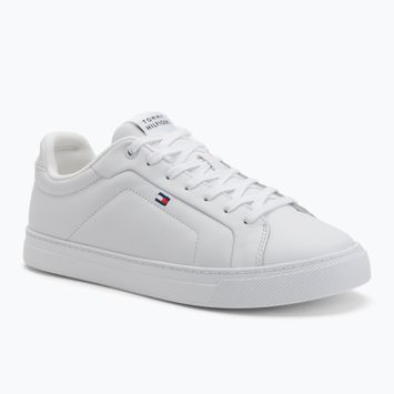 Vyriški batai Tommy Hilfiger Icon Court Lth Flag Ess white