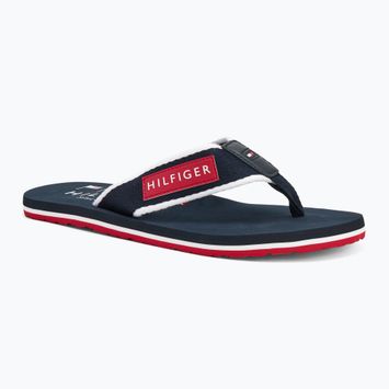 Vyriškos šlepetės per pirštą Tommy Hilfiger Patch Beach Sandal desert sky