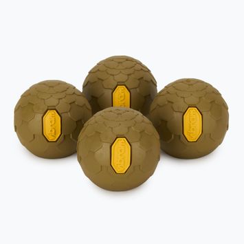 Neslystantys kilimėliai kempingo kėdėms Helinox Vibram Ball Feet 4 vnt. coyote tan