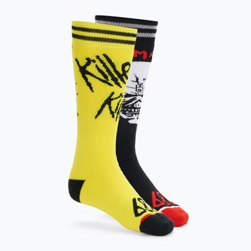 Vyriškos snieglenčių kojinės 686 Iron Maiden black/yellow