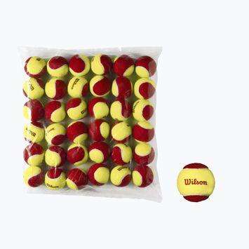 Wilson Starter Red Tball vaikų teniso kamuoliukai 36 vnt. geltoni/raudoni WRT13700B