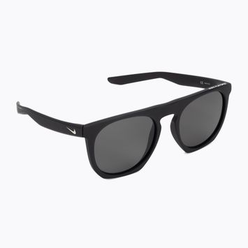 "Nike Flatspot P" matinės juodos/sidabrinės pilkos spalvos akiniai nuo saulės su poliarizuotais lęšiais