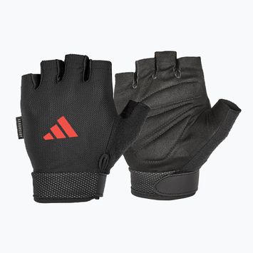 Treniruočių pirštinės adidas Essential Adjustable black/ red
