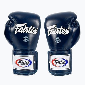 Bokso pirštinės Fairtex Super Sparring - Locked Thumb blue