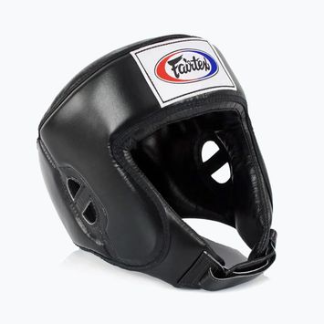 Apsauginis šalmas Fairtex Muay Thai & Kickboxing Competition black