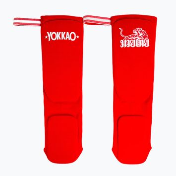 Blauzdų apsaugos YOKKAO Muay Thai Boxing red