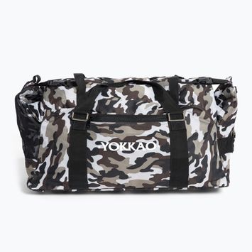 YOKKAO konvertuojamas kamufliažinis sporto krepšys Grey/Black BAG-2-G