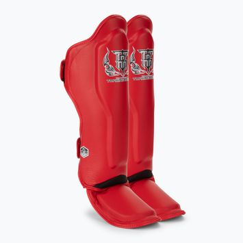 Blauzdų ir pėdų apsaugos Top King Pro Semi Leather red