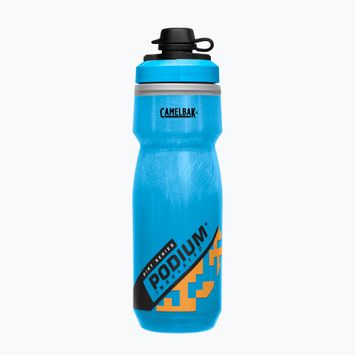 CamelBak Podium Dirt Series Chill 620 ml mėlynas/oranžinis dviračių butelis