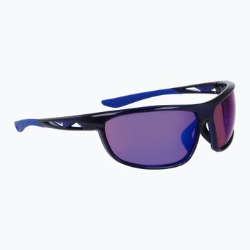 Akiniai nuo saulės Nike Windtrack Run E midnight navy/ road tint/ blue mirror