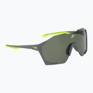 Akiniai nuo saulės Nike Charged Shield matte smoke grey/green
