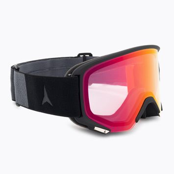 "Atomic Savor Photo" juodi/raudoni slidinėjimo akiniai