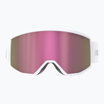 Slidinėjimo akiniai Atomic Four HD white/pink copper hd