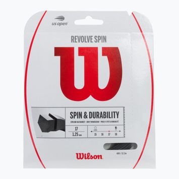 Wilson Revolve Spin 17 teniso stygų rinkinys 12,2 m juodas WRZ958900+