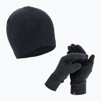 Moteriškas rinkinys kepurė + pirštinės Nike Fleece black/black/silver