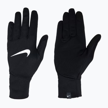 Moteriškos bėgimo pirštinės Nike Pacer Lightweight RG black/black/silver