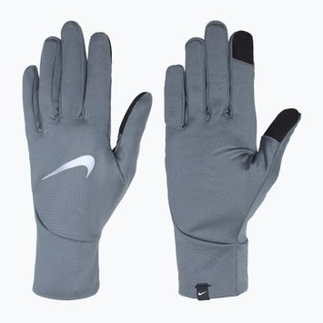 Vyriškos bėgimo pirštinės Nike Pacer Lightweight RG smoke grey/smoke grey/silver