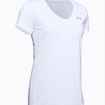 Under Armour Tech SSV moteriški treniruočių marškinėliai - Vienspalviai baltos ir sidabrinės spalvos 1255839