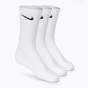 Kojinės Nike Everyday Cushioned Crew 3 poros white/black