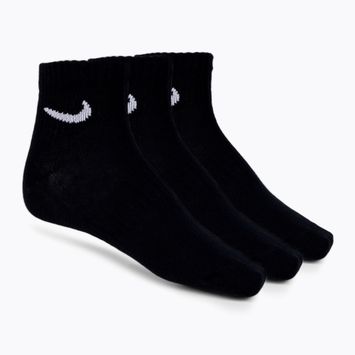 Nike Everyday Lightweight Crew 3pak treniruočių kojinės juodos SX7677-010