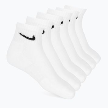 Kojinės Nike Everyday Cushioned 6 poros white/black
