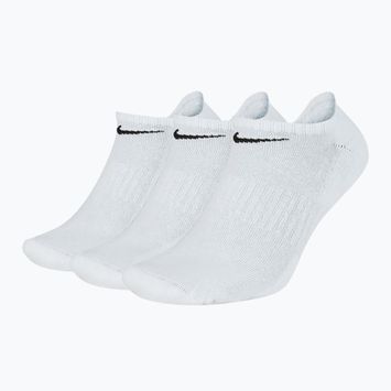 Kojinės Nike Everyday Cushioned Training 3 poros white/black