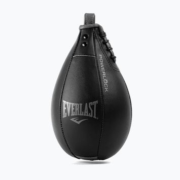"Everlast Powerlock Premium" odinis bokso boksas perlamutro juodos spalvos