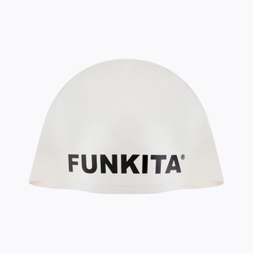 Funkita Dome Racing plaukimo kepurė balta FS980039200