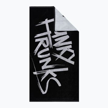 Funky Trunks Medvilninis žakardinis rankšluostis pažymėtas juoda spalva