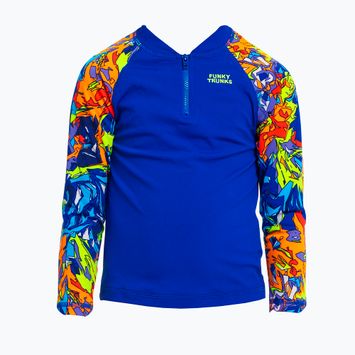 Vaikiški plaukimo marškinėliai Funky Trunks Zippy Rash Vest mixed mess