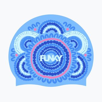 Plaukimo kepuraitė Funky Silicone bundjalung blue