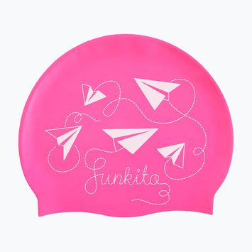 Plaukimo kepuraitė Funkita Silicone paper pink