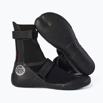 Vyriški neopreno batai Rip Curl Flashbomb 7 mm Round Toe black