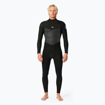 Vyriškas plaukimo hidrokostiumas Rip Curl Dawn Patrol 4/3 Back Zip black