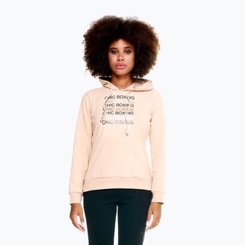 Moteriški džemperiai LEONE 1947 Chic Boxing Hoody beige