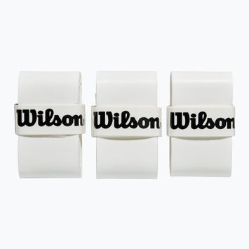 Padelio rakečių apvyniojimas Wilson Padel Pro Overgrip 3 vnt. white